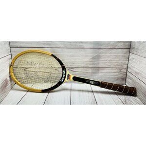 Vintage Bancroft Aussie Wooden Tennis Racket 27 inches Long Grip Size 4 1/2 USED